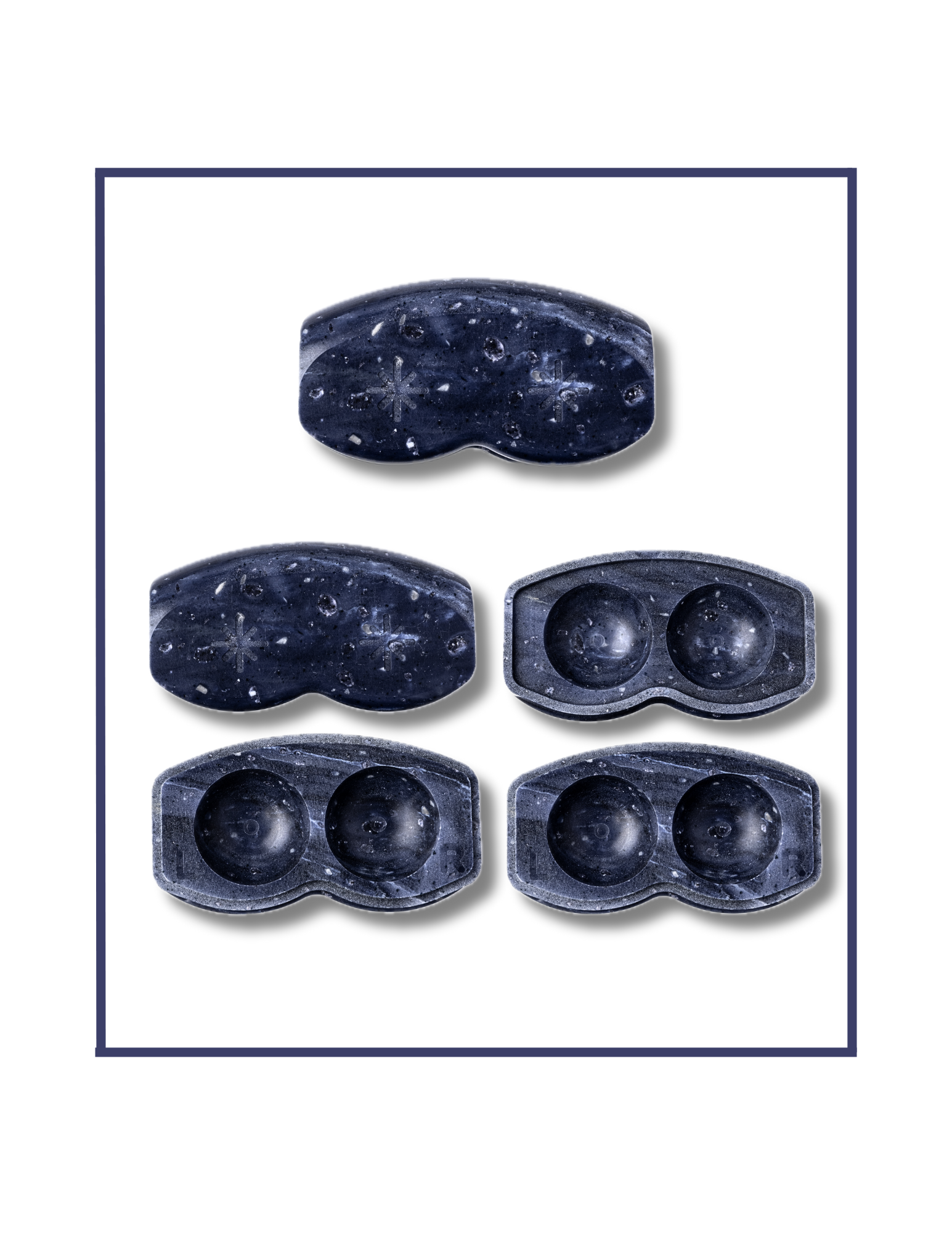 Cosmic Blue - Premium Non-Plastic Contact Lens Case