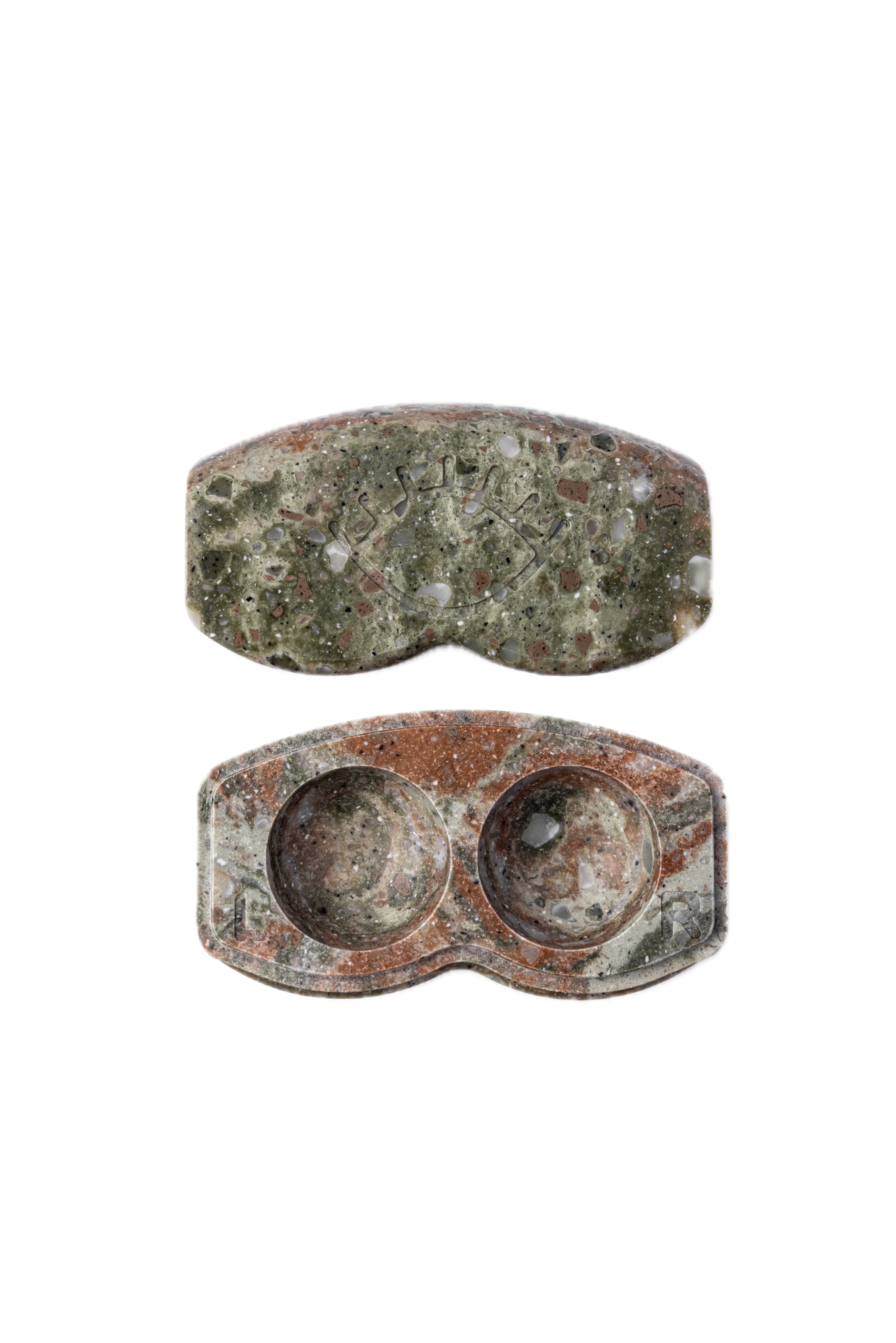 Camo Green - Premium Non-Plastic Contact Lens Case