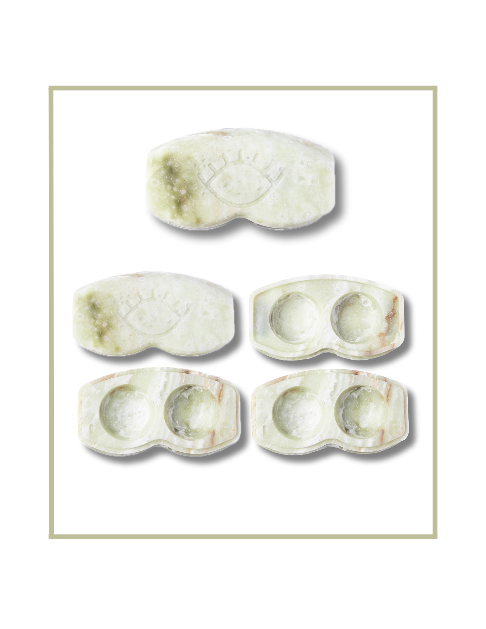 Jade Onyx - Premium Non-Plastic Contact Lens Case