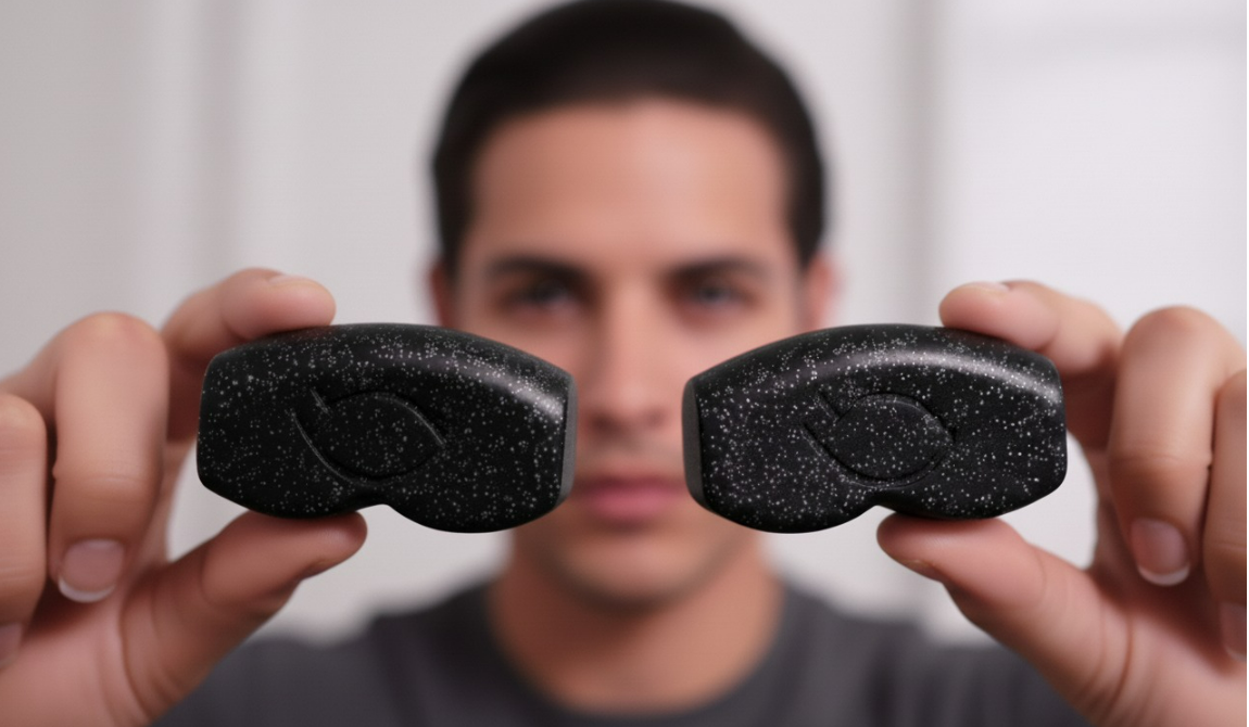 Premium Contact Lens Case | Non-Plastic, Leak-Proof, Eco-Friendly – Obsidian Spark Lenspod