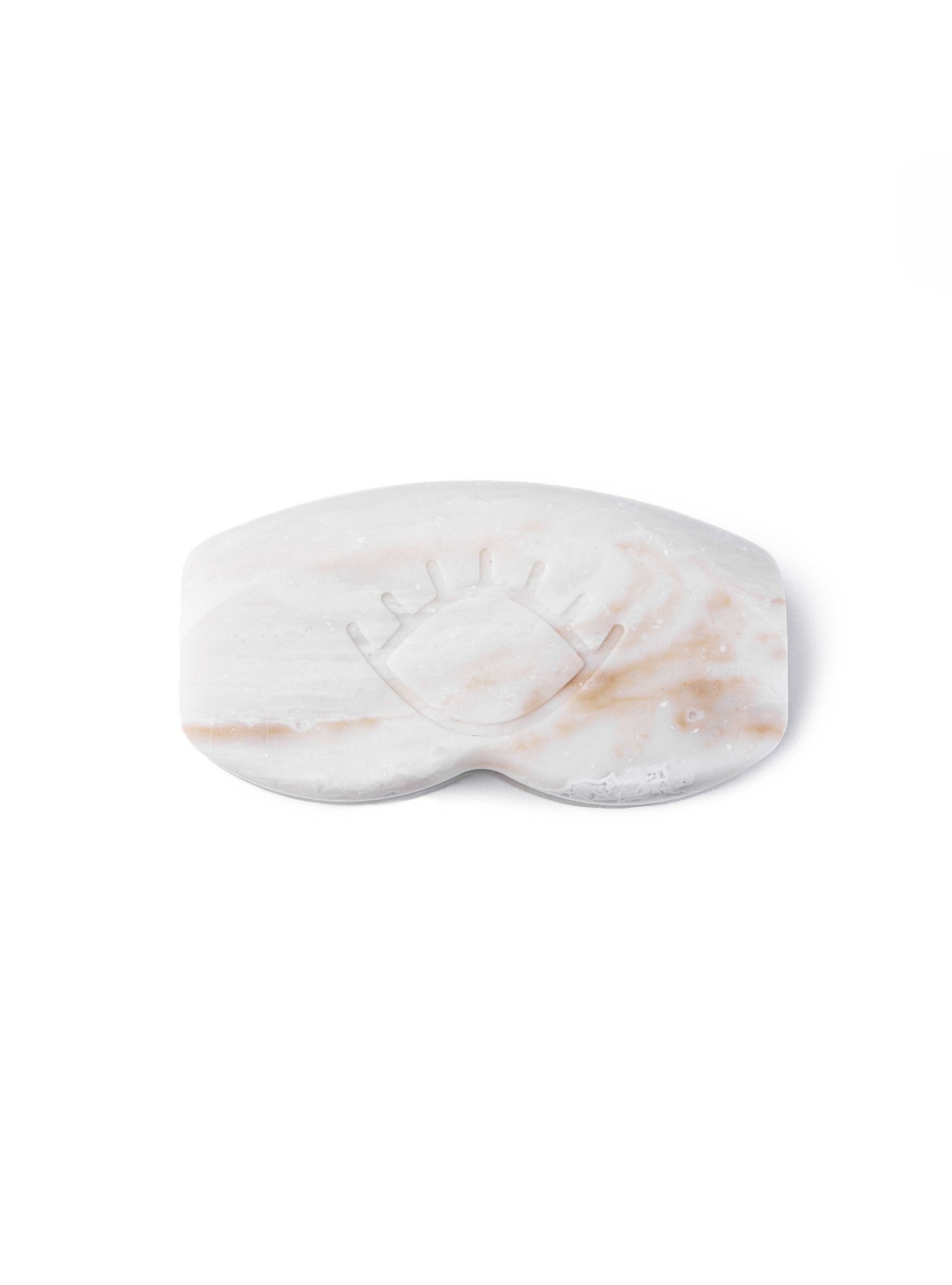 White Onyx - Premium Non-Plastic Contact Lens Case